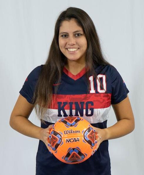 Alex Svetlik In Her King University Soccer Uniform
