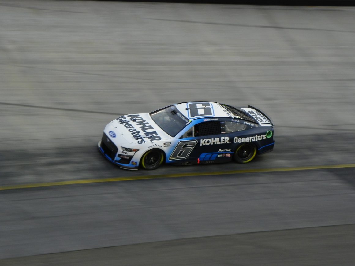 Brad Keselowski at Bristol Motor Speedway in September 2022.